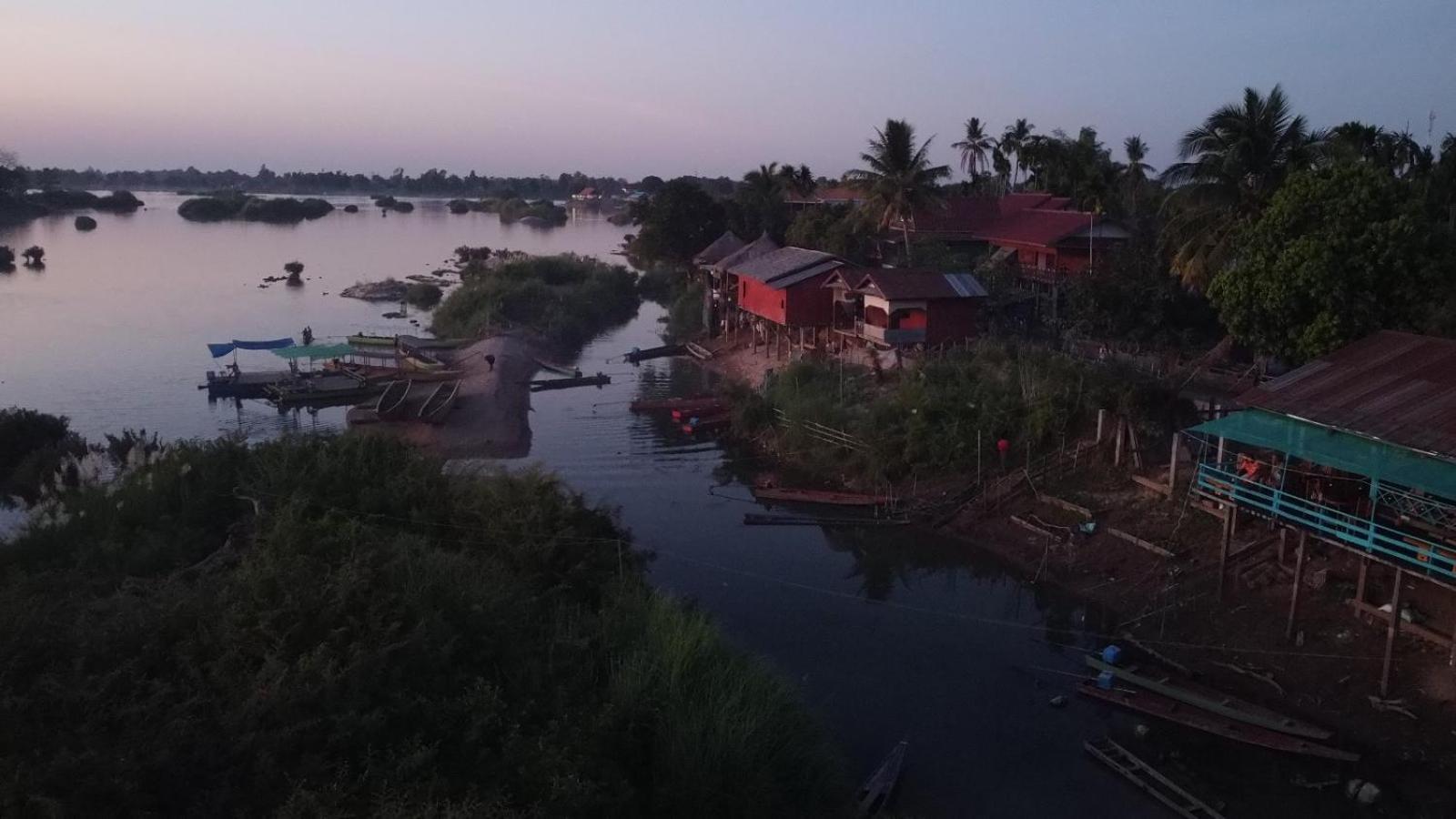 Sompong Sunset View Guest House Don Det Luaran gambar